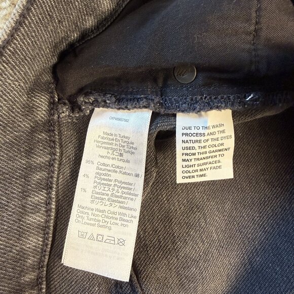 Madewell Jeans Womens Size 29P Petite Kick Out Full Length Denim Ankle Slit F631 - Picture 7 of 16